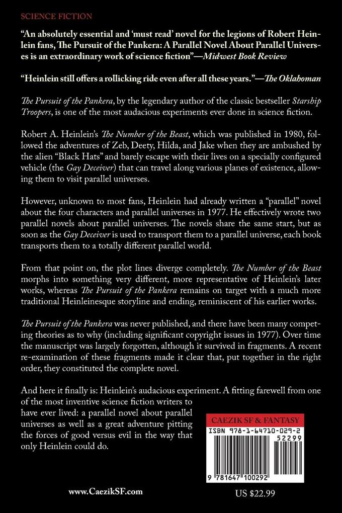 Weitere Ansicht: The Pursuit of the Pankera | Robert A Heinlein