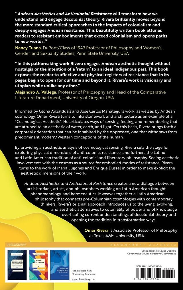 Weitere Ansicht: Andean Aesthetics and Anticolonial Resistance | Omar Rivera