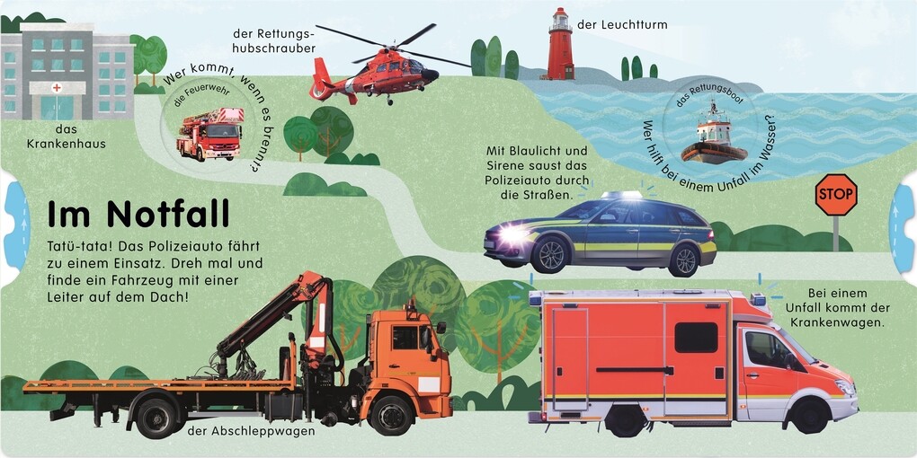 Weitere Ansicht: Erstes Lernen Drehen. So viele Fahrzeuge