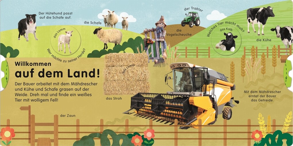Weitere Ansicht: Erstes Lernen Drehen. Auf dem Bauernhof