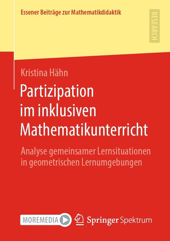 Produktbild: Partizipation im inklusiven Mathematikunterricht | Kristina Hähn