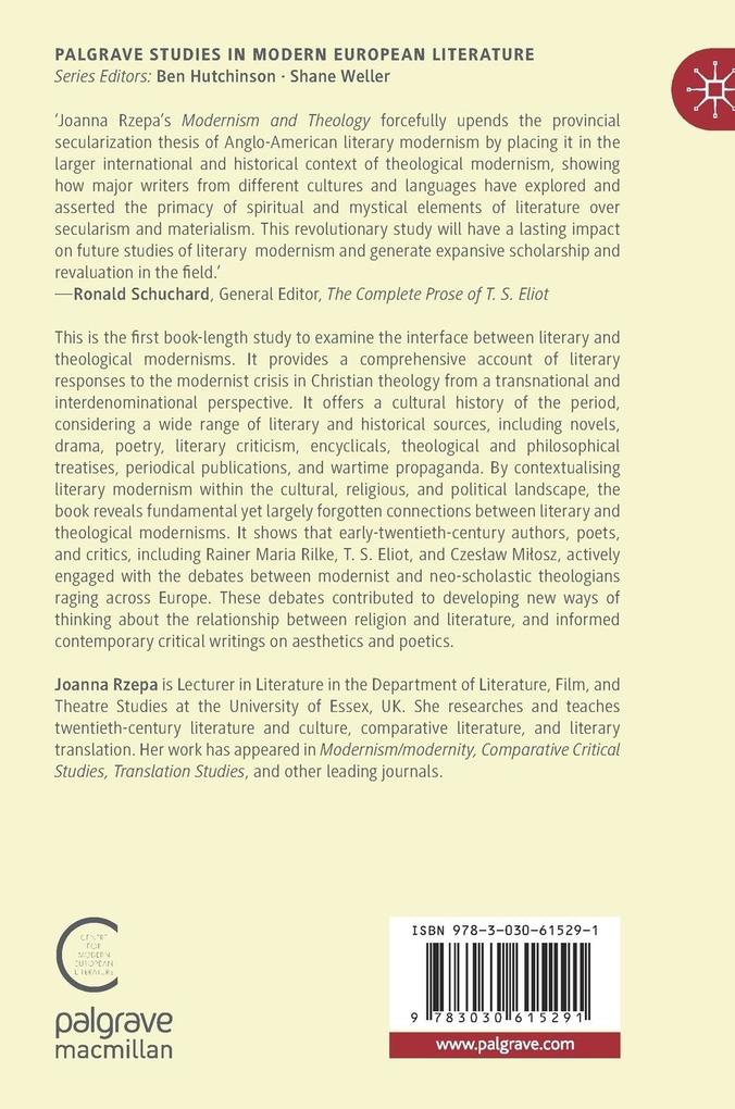 Weitere Ansicht: Modernism and Theology | Joanna Rzepa