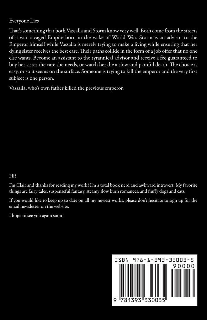 Weitere Ansicht: Tell Me No Lies | Clair Gardenwell