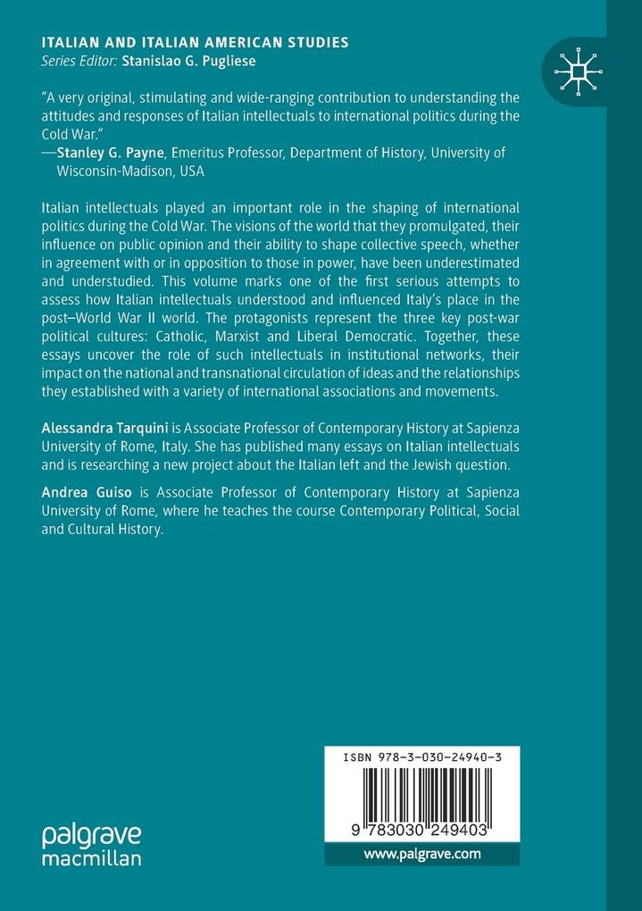 Weitere Ansicht: Italian Intellectuals and International Politics, 1945-1992