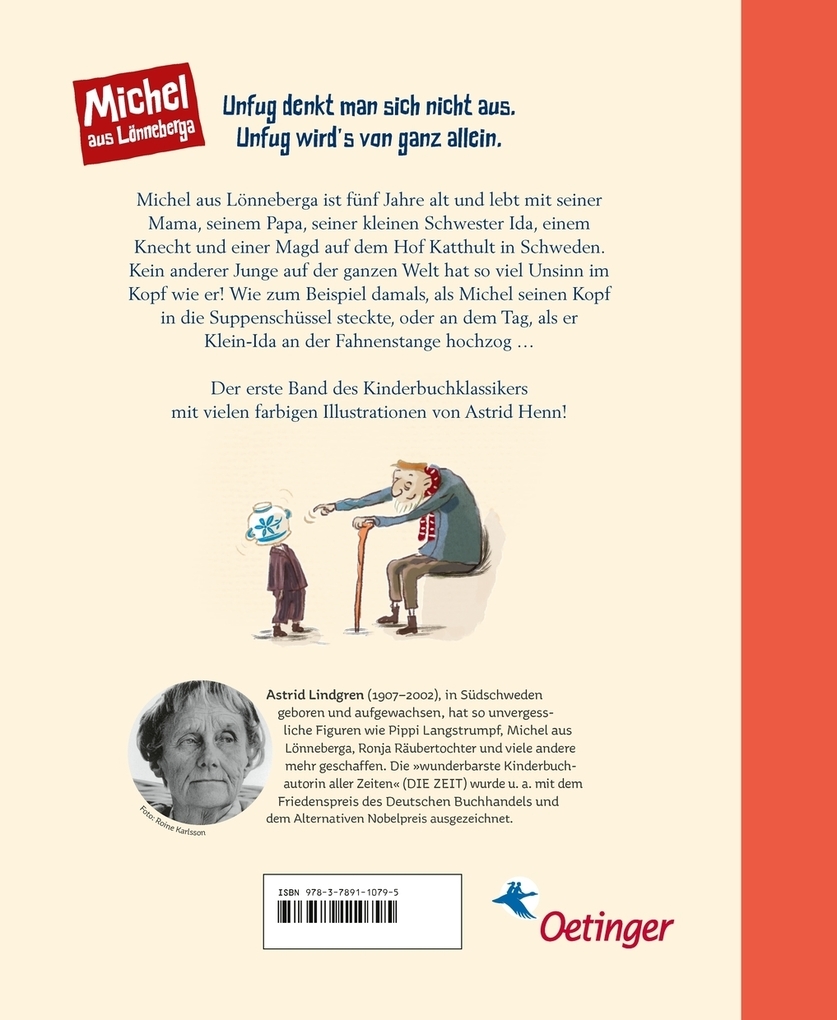Weitere Ansicht: Michel aus Lönneberga 1. Michel in der Suppenschüssel | Astrid Lindgren