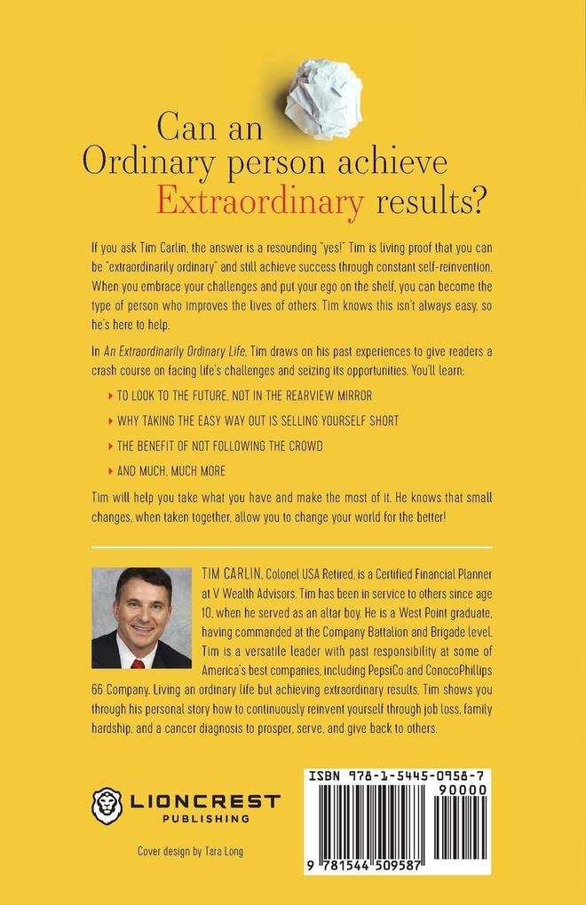 Weitere Ansicht: An Extraordinarily Ordinary Life | Tim Carlin