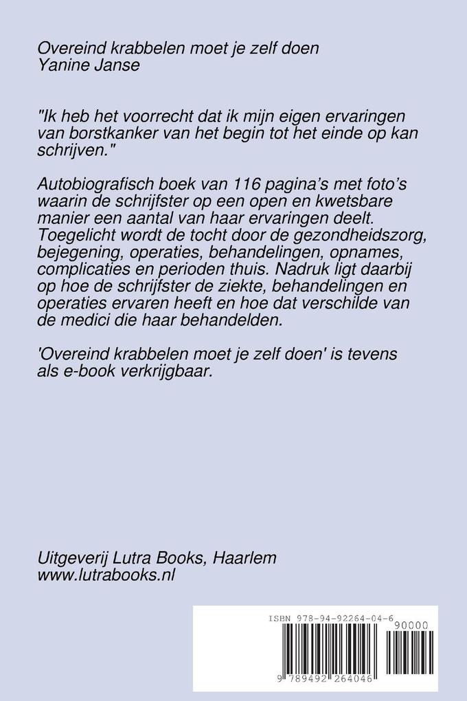 Weitere Ansicht: Overeind krabbelen moet je zelf doen | Yanine Janse