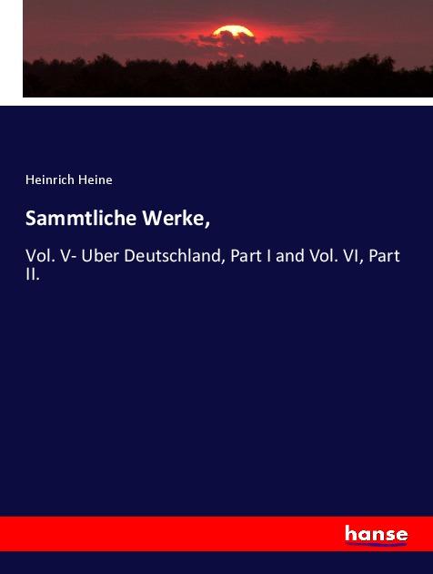 Produktbild: Sammtliche Werke, | Heinrich Heine
