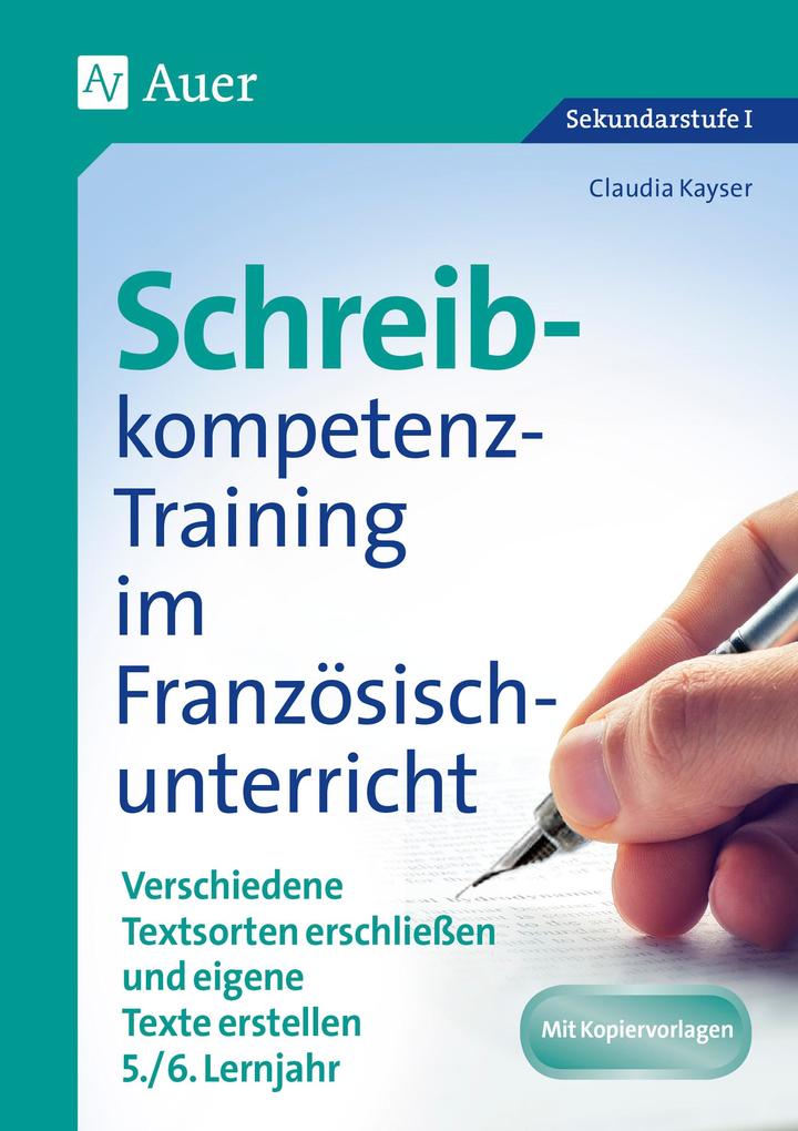 Produktbild: Schreibkompetenz-Training im Französischunterricht | Claudia Kayser
