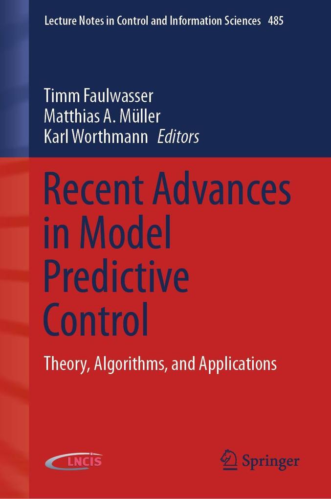 Produktbild: Recent Advances in Model Predictive Control