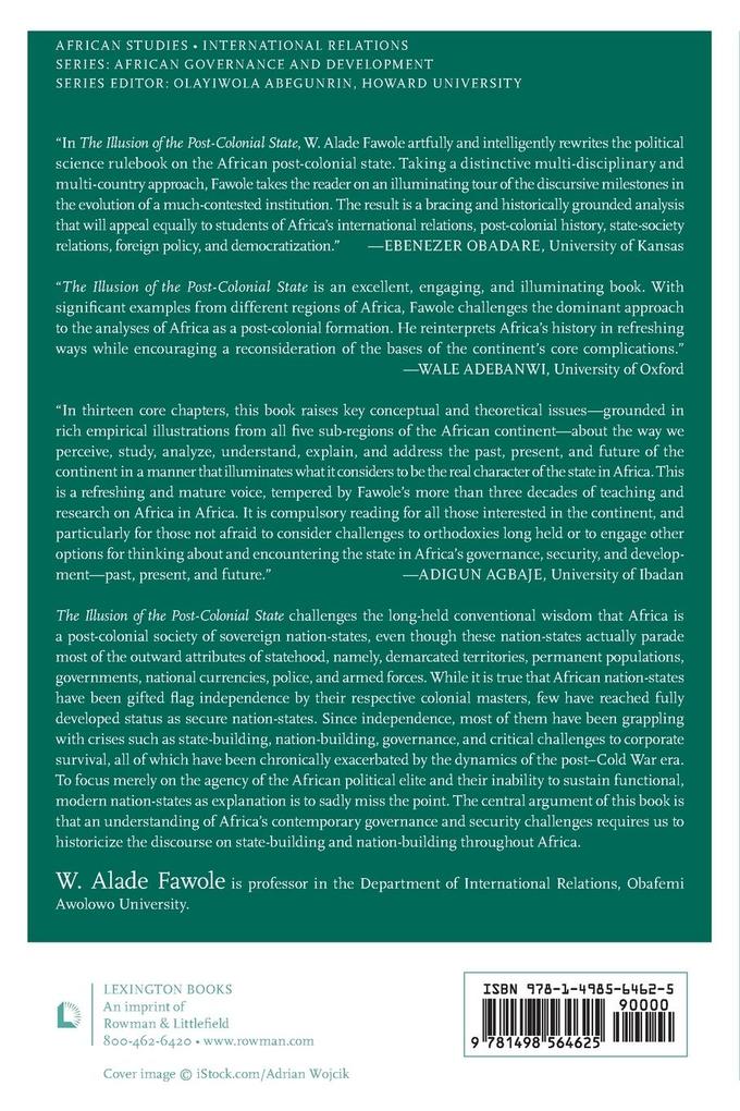 Weitere Ansicht: Illusion of the Post-Colonial State | W. Alade Fawole