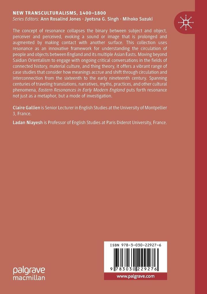 Weitere Ansicht: Eastern Resonances in Early Modern England