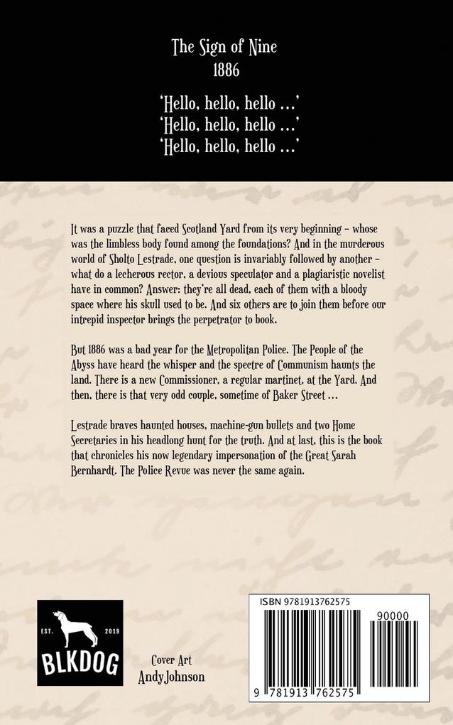 Weitere Ansicht: Lestrade and the Sign of Nine | M. J. Trow
