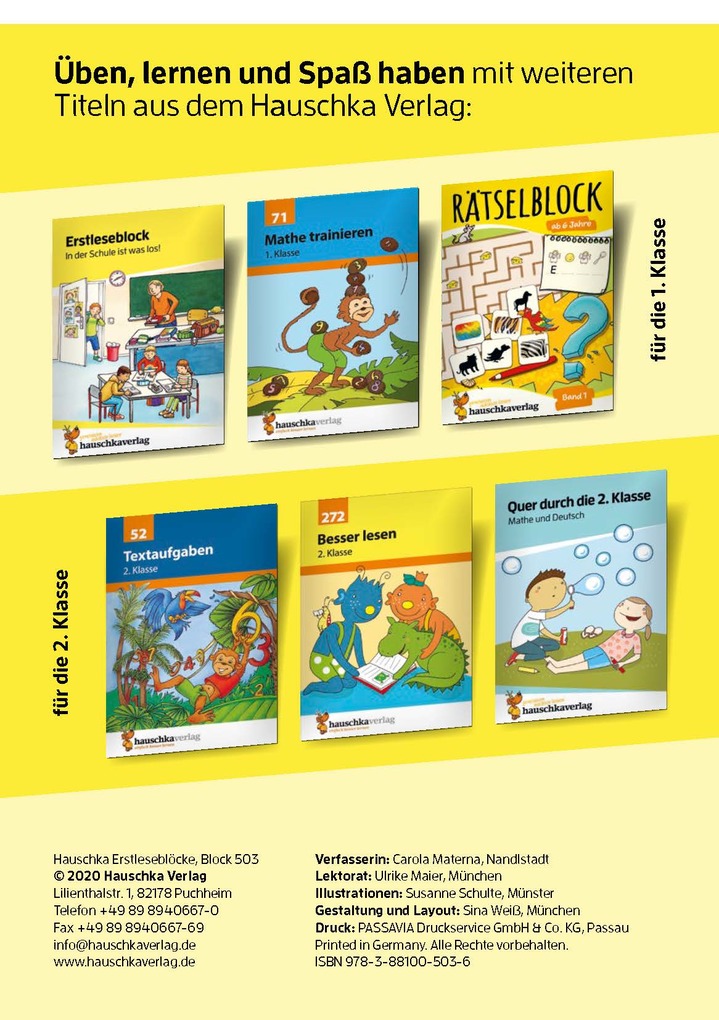 Weitere Ansicht: Lesen lernen 1. Klasse für Jungen und Mädchen - Tiergeschichten | Carola Materna