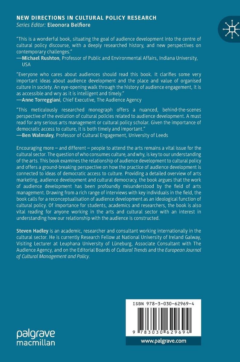 Weitere Ansicht: Audience Development and Cultural Policy | Steven Hadley