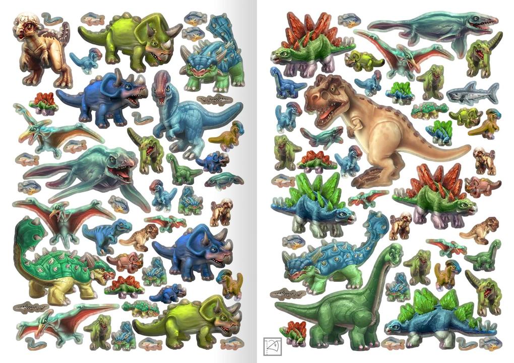 Weitere Ansicht: WOW! Das Metallic-Stickerbuch - Dinos