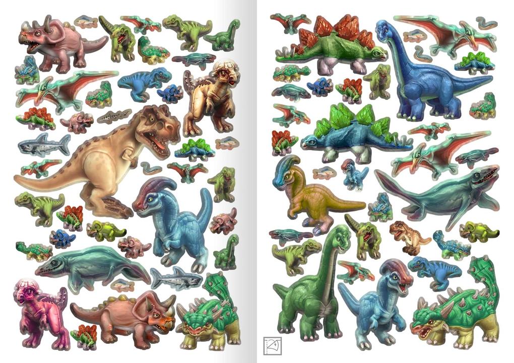 Weitere Ansicht: WOW! Das Metallic-Stickerbuch - Dinos
