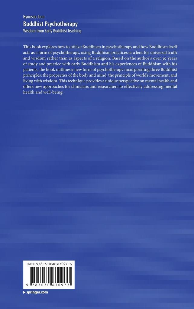 Weitere Ansicht: Buddhist Psychotherapy | Hyunsoo Jeon, Hyun-Soo Jeon
