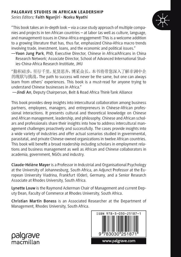 Weitere Ansicht: Managing Chinese-African Business Interactions