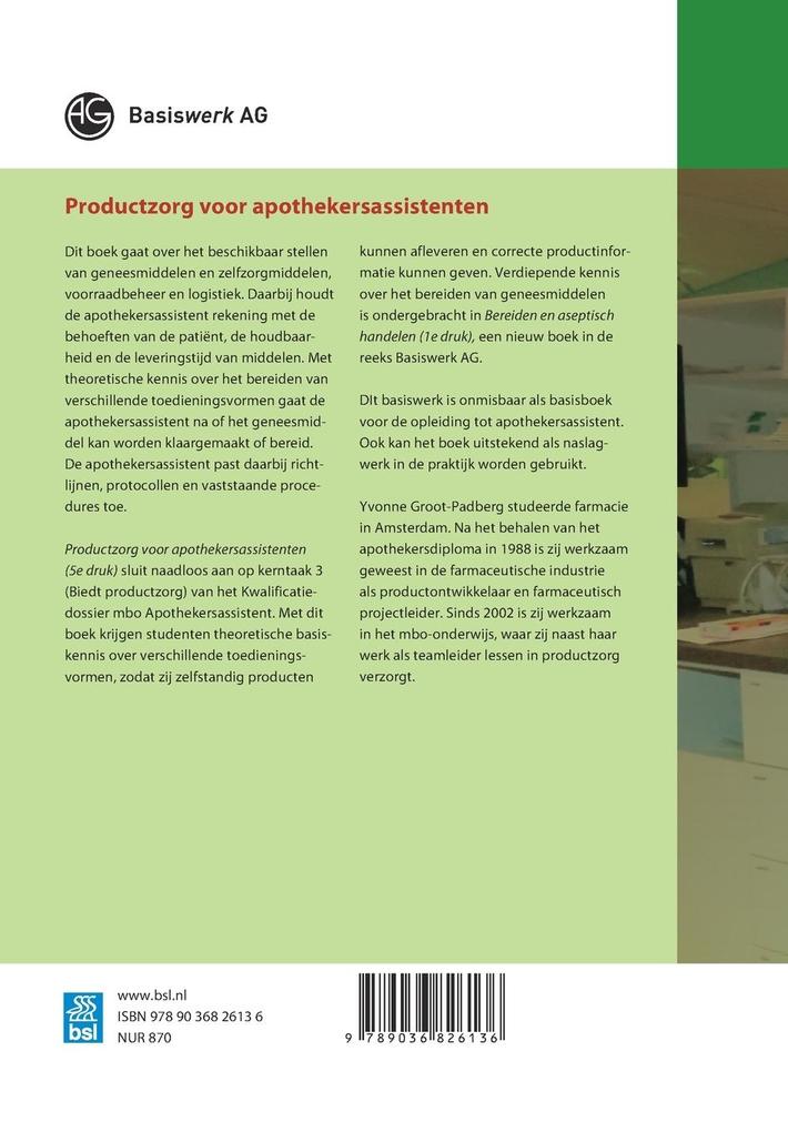 Weitere Ansicht: Productzorg voor apothekersassistenten | Y.M. Groot-Padberg