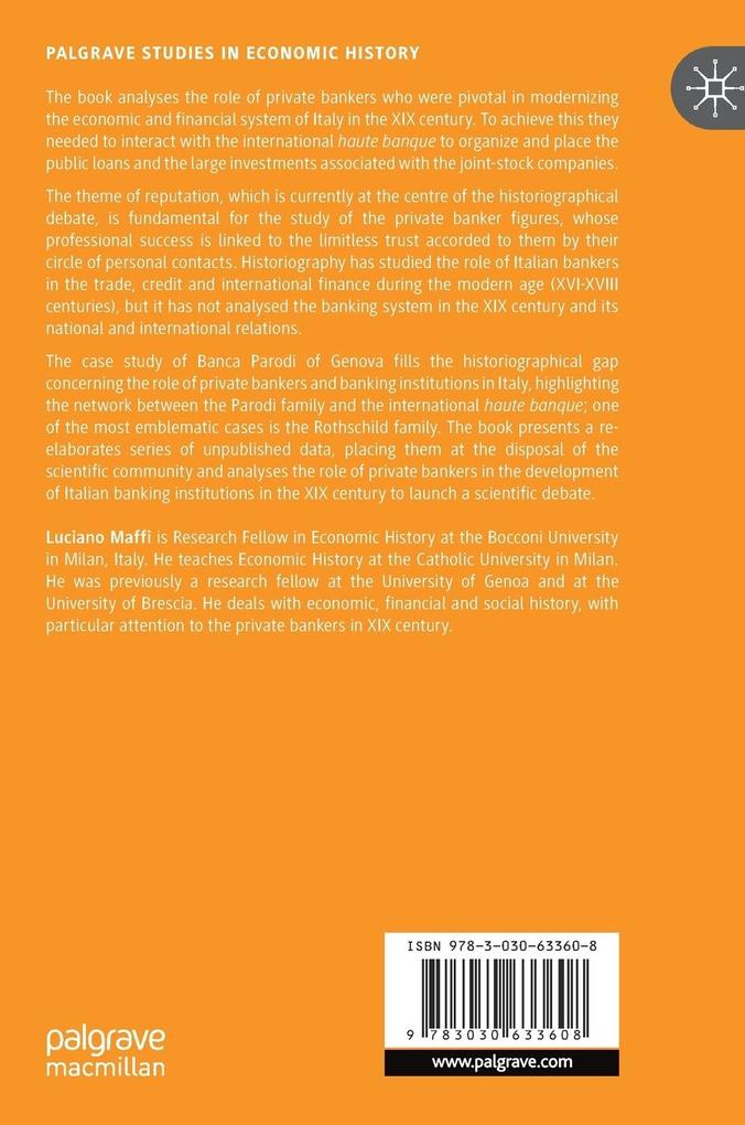 Weitere Ansicht: Private Bankers in the Italian 19th Century | Luciano Maffi