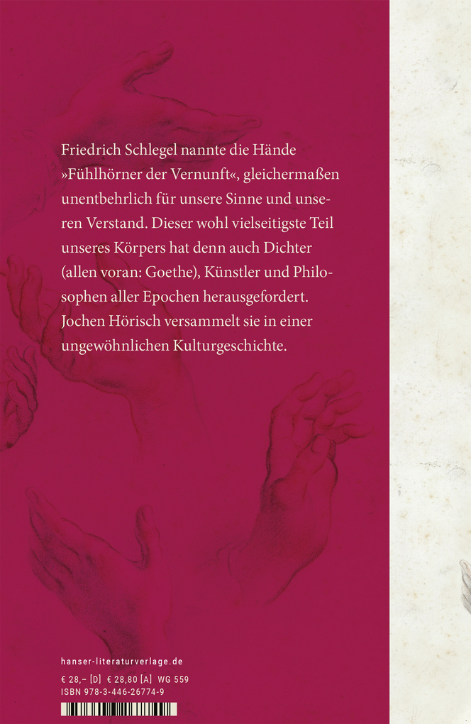 Weitere Ansicht: Hände | Jochen Hörisch