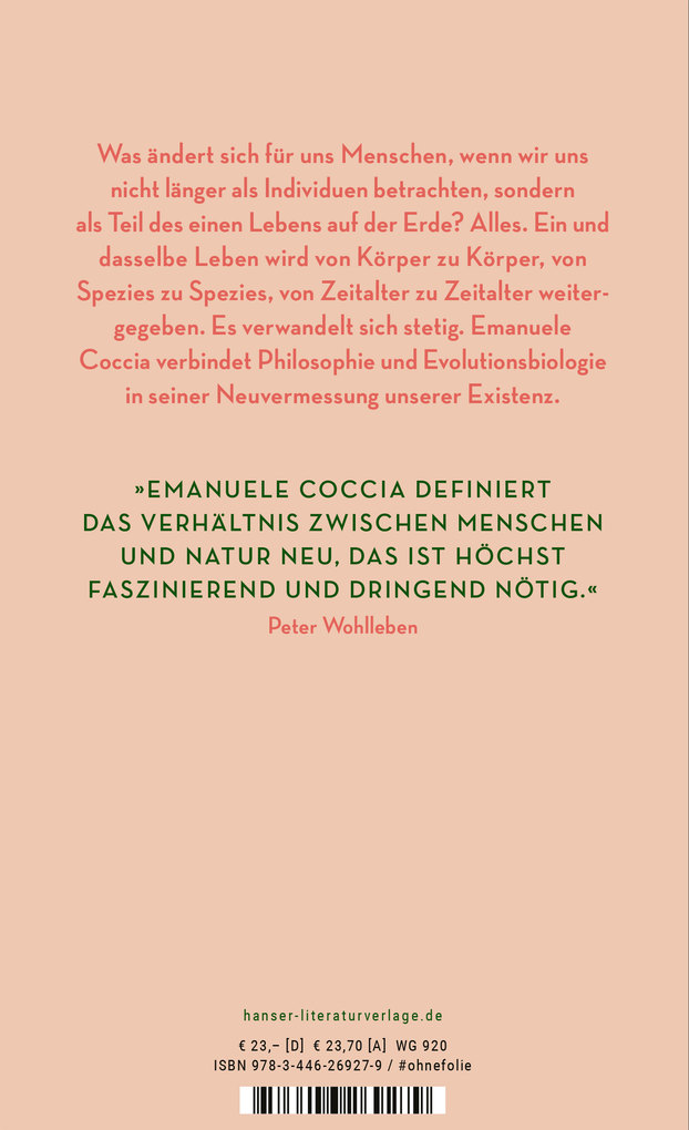 Weitere Ansicht: Metamorphosen | Emanuele Coccia