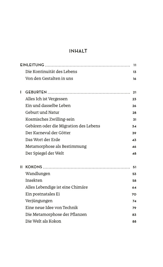 Weitere Ansicht: Metamorphosen | Emanuele Coccia