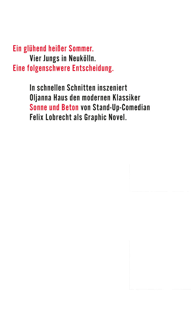 Weitere Ansicht: Sonne und Beton - Die Graphic Novel | Felix Lobrecht, Oljanna Haus