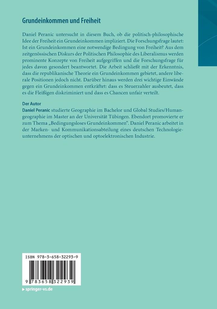 Weitere Ansicht: Grundeinkommen und Freiheit | Daniel Peranic