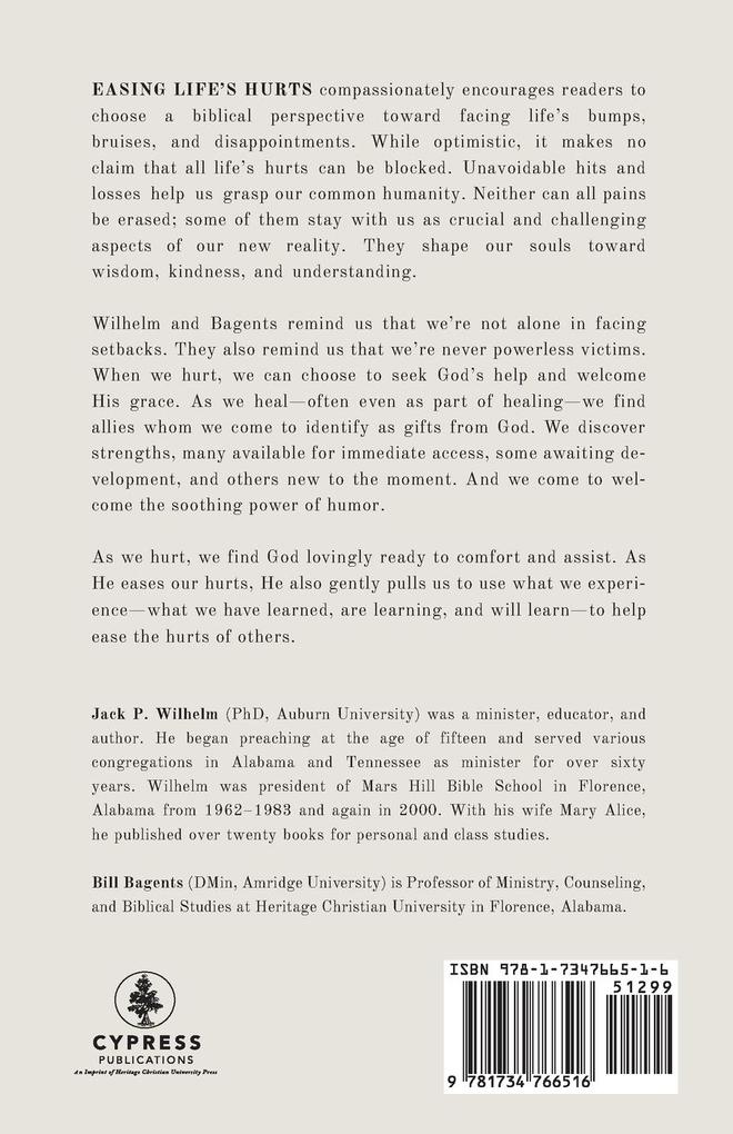 Weitere Ansicht: Easing Life's Hurts | Jack P Wilhelm, Bill Bagents
