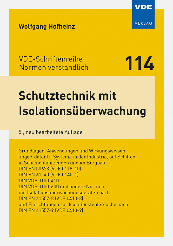 Weitere Ansicht: Schutztechnik mit Isolationsüberwachung | Wolfgang Hofheinz