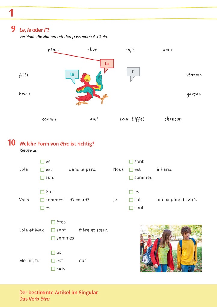 Weitere Ansicht: Découvertes 1 (ab 2020) - Übungsblock zum Schulbuch 1. Lernjahr