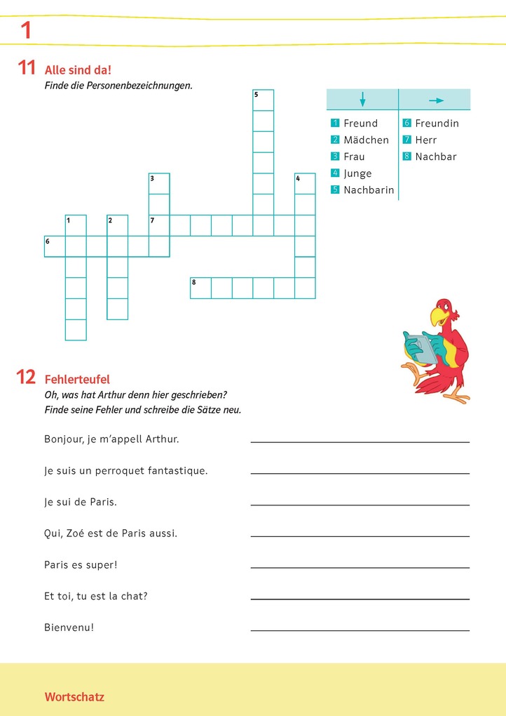 Weitere Ansicht: Découvertes 1 (ab 2020) - Übungsblock zum Schulbuch 1. Lernjahr