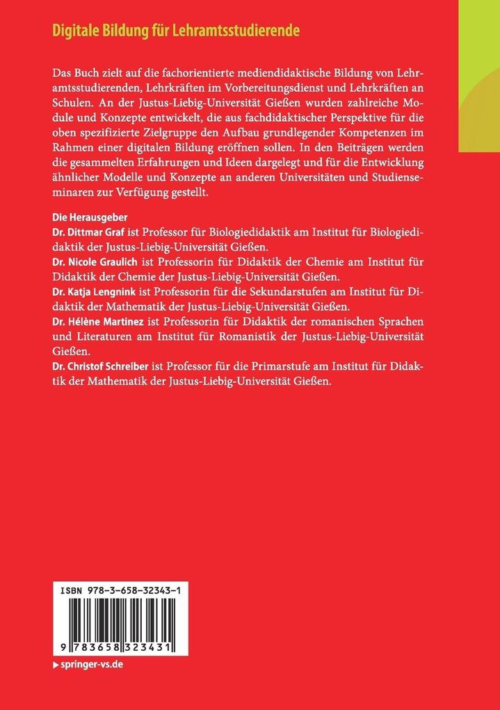 Weitere Ansicht: Digitale Bildung für Lehramtsstudierende