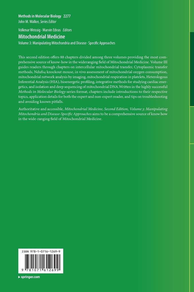 Weitere Ansicht: Mitochondrial Medicine