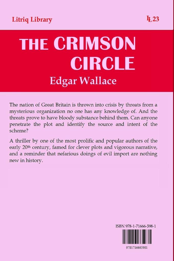 Weitere Ansicht: The Crimson Circle | Edgar Wallace