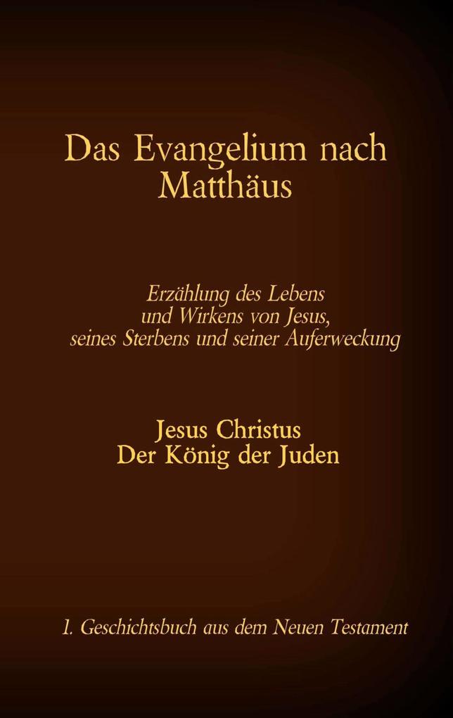 Produktbild: Das Evangelium nach Matthäus