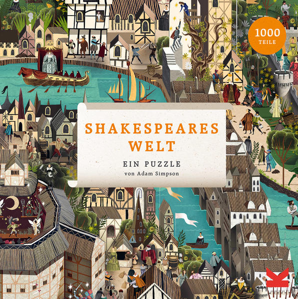 Produktbild: Shakespeares Welt. Puzzle 1000 Teile | Adam Simpson