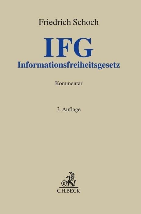 Produktbild: Informationsfreiheitsgesetz | Friedrich Schoch