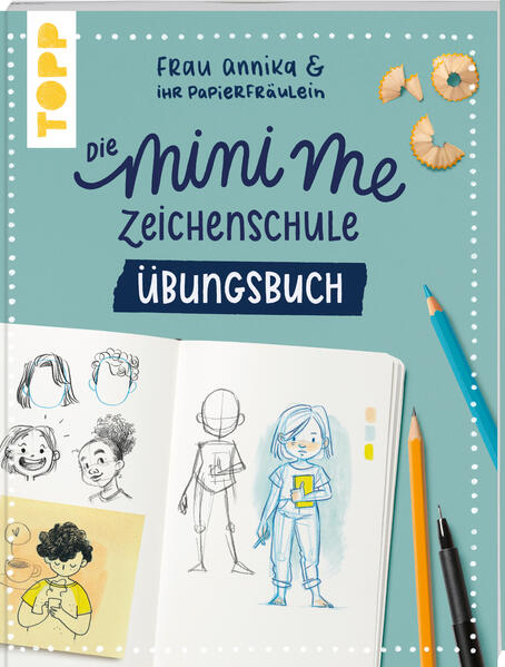 Produktbild: Die Mini me Zeichenschule Übungsbuch | Frau Annika