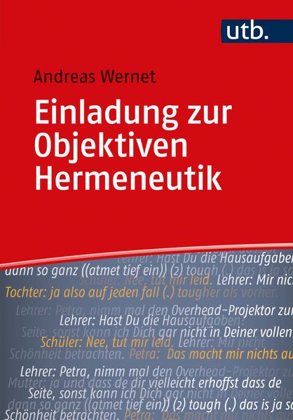 Produktbild: Einladung zur Objektiven Hermeneutik | Andreas Wernet