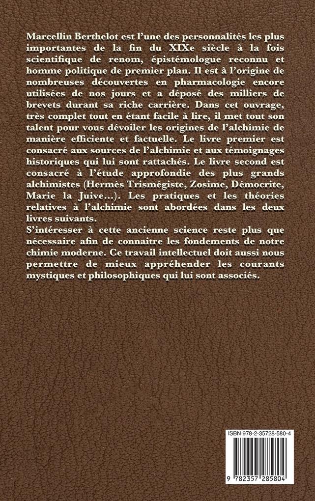 Weitere Ansicht: Les Origines de l'Alchimie | Marcellin Berthelot