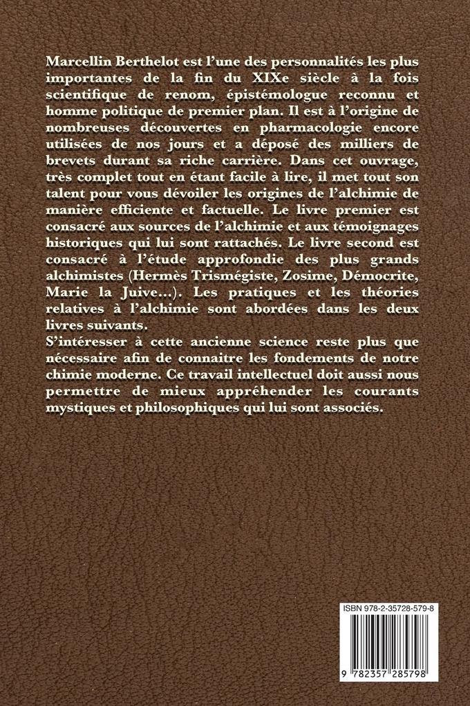 Weitere Ansicht: Les Origines de l'Alchimie | Marcellin Berthelot