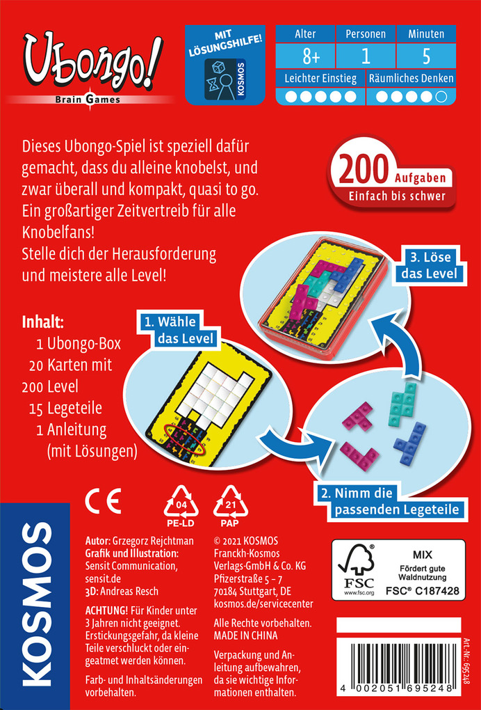 Weitere Ansicht: Ubongo - Brain Games | Grzegorz Rejchtman