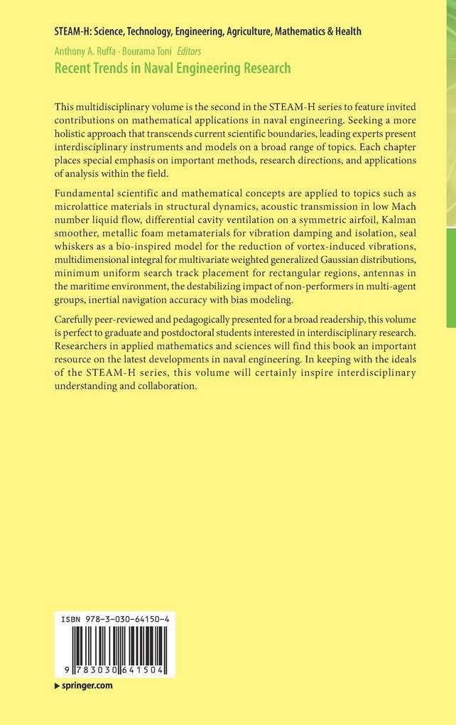 Weitere Ansicht: Recent Trends in Naval Engineering Research