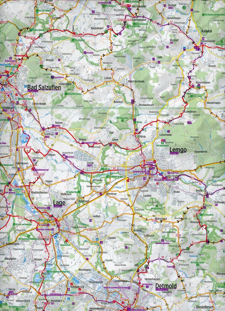 Weitere Ansicht: Radkarte Ostwestfalen Lippe 1:75.000 (RK-NRW07)