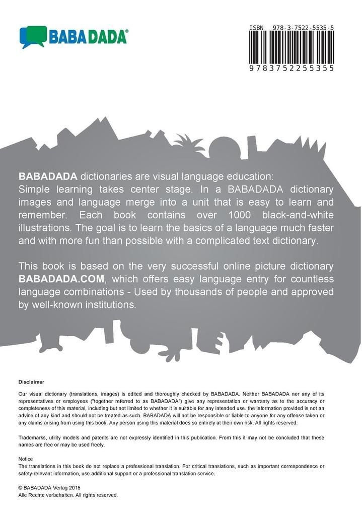 Weitere Ansicht: Español de Argentina con articulos - Cymraeg, el diccionario visual, BW | Babadada Gmbh