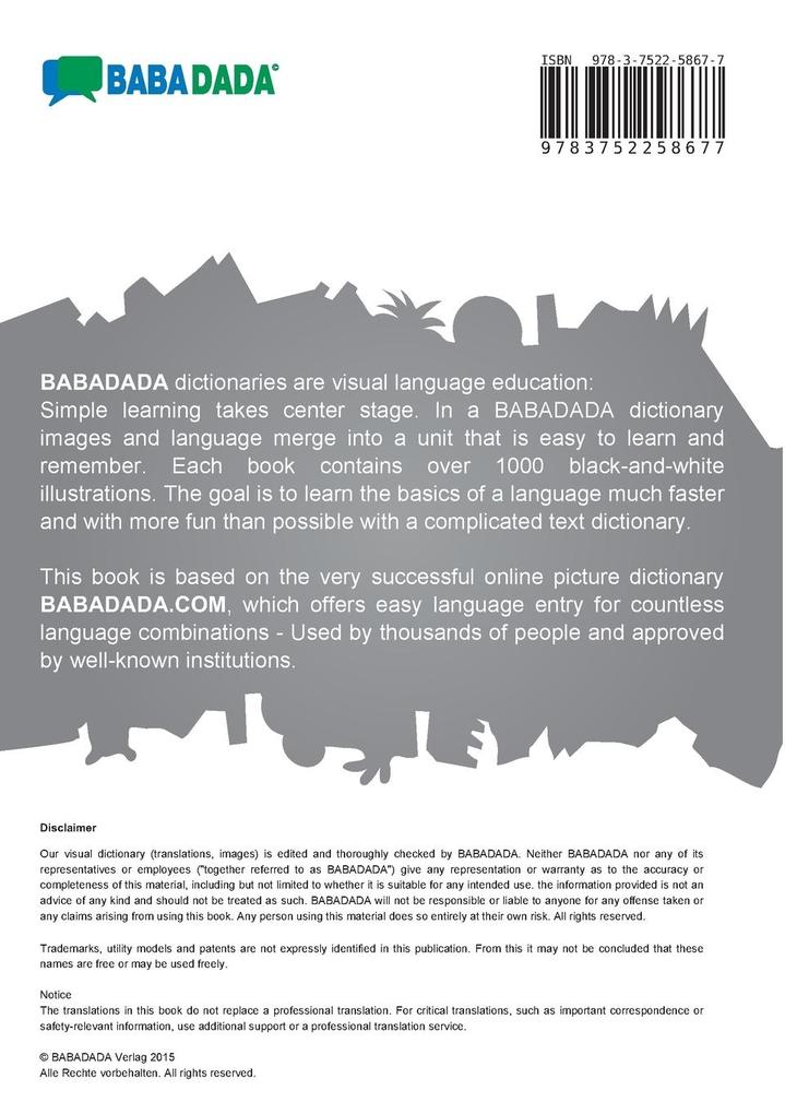 Weitere Ansicht: Español de México con articulos - Ting Vit, el diccionario visual, BW | Babadada Gmbh