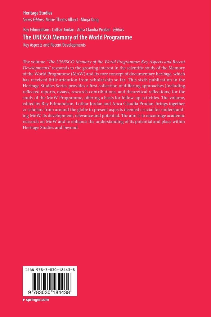 Weitere Ansicht: The UNESCO Memory of the World Programme